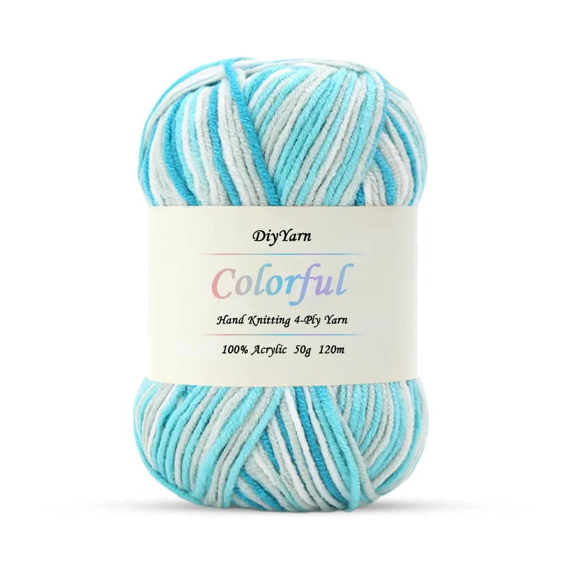 4-Ply Colorful Hand-Knitting Yarn - Image 5