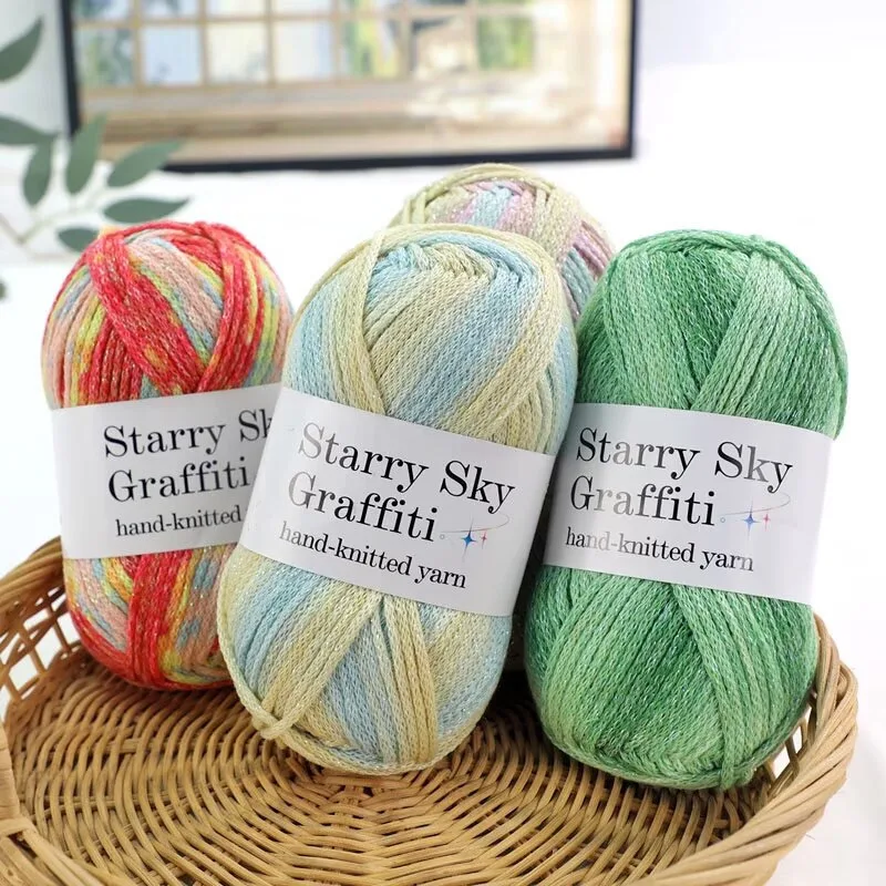 Starry Graffiti Handcrafted Yarn - Image 2