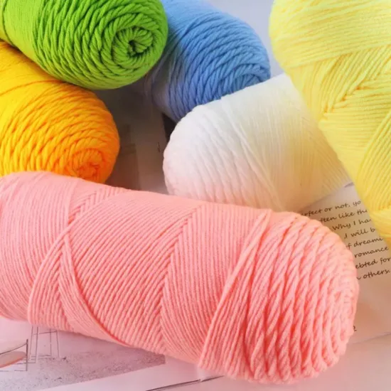 Milk Cotton Yarn – 5-Ply