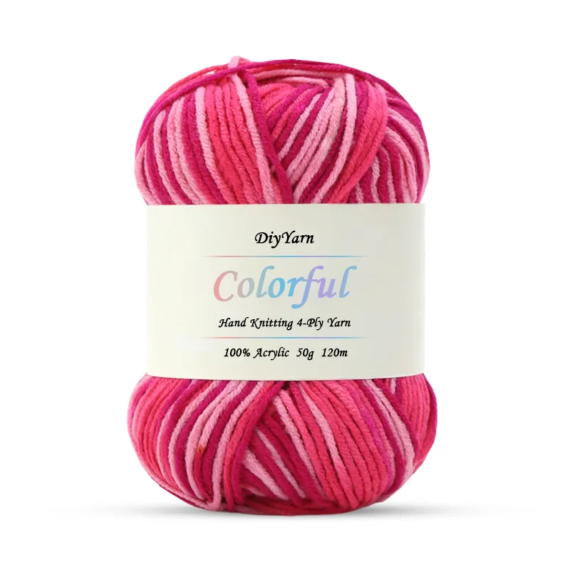 4-Ply Colorful Hand-Knitting Yarn - Image 6