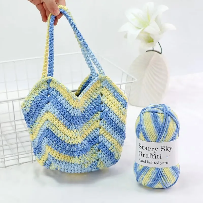 Starry Graffiti Handcrafted Yarn - Image 3