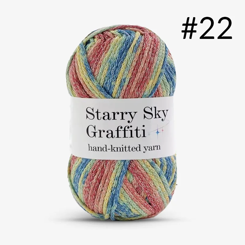 Starry Graffiti Handcrafted Yarn