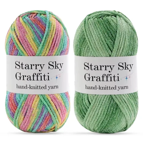 Starry Sky  Graffiti Hand-Knitted Yarn